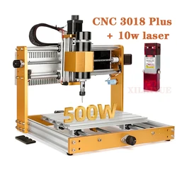 New CNC 3018 Plus/Pro Max V2.0 Laser Engraver With 500W Desktop Wood Kit 52MM Spindle Holder Nema17 Stepper Motors.