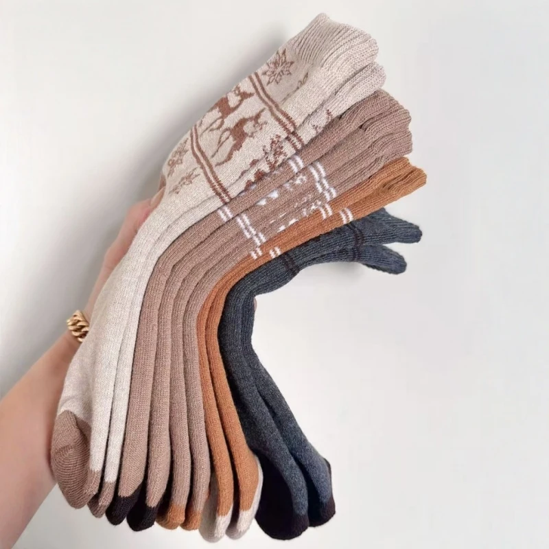 1/3/5 пар зимних утепленных носков для мужчин, морозостойкие носки до середины икры, подходят для весеннего фестиваля и рождества, с узорами оленя, теплые длинные носки на флисовой подкладке, носки в европейском и американском стиле ретро, носки в художественном стиле для мужчин, японские и корейские модные зимние носки для мужчин, носки-тапочки, носки, носки, носки для пола, носки, домашние, носки, теп, носки, носки, носки, подходят для весны, подходят для весны и рождественские спорт