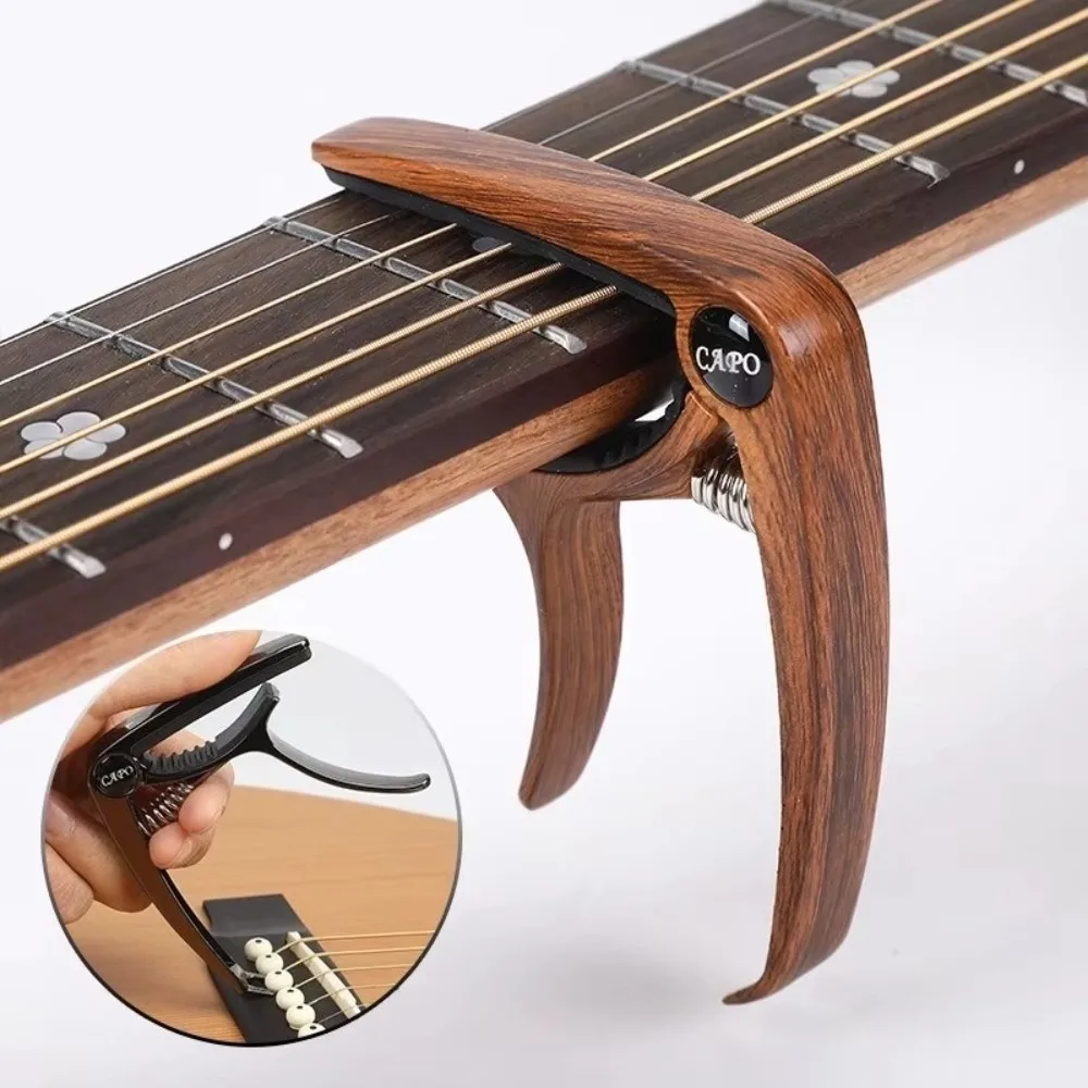 Excellent Guitar Capo Adjustment Clip Metal Precise Tuning Easy Clamp for Acoustic Electric Guitar Durable Guitar Tuner Clip