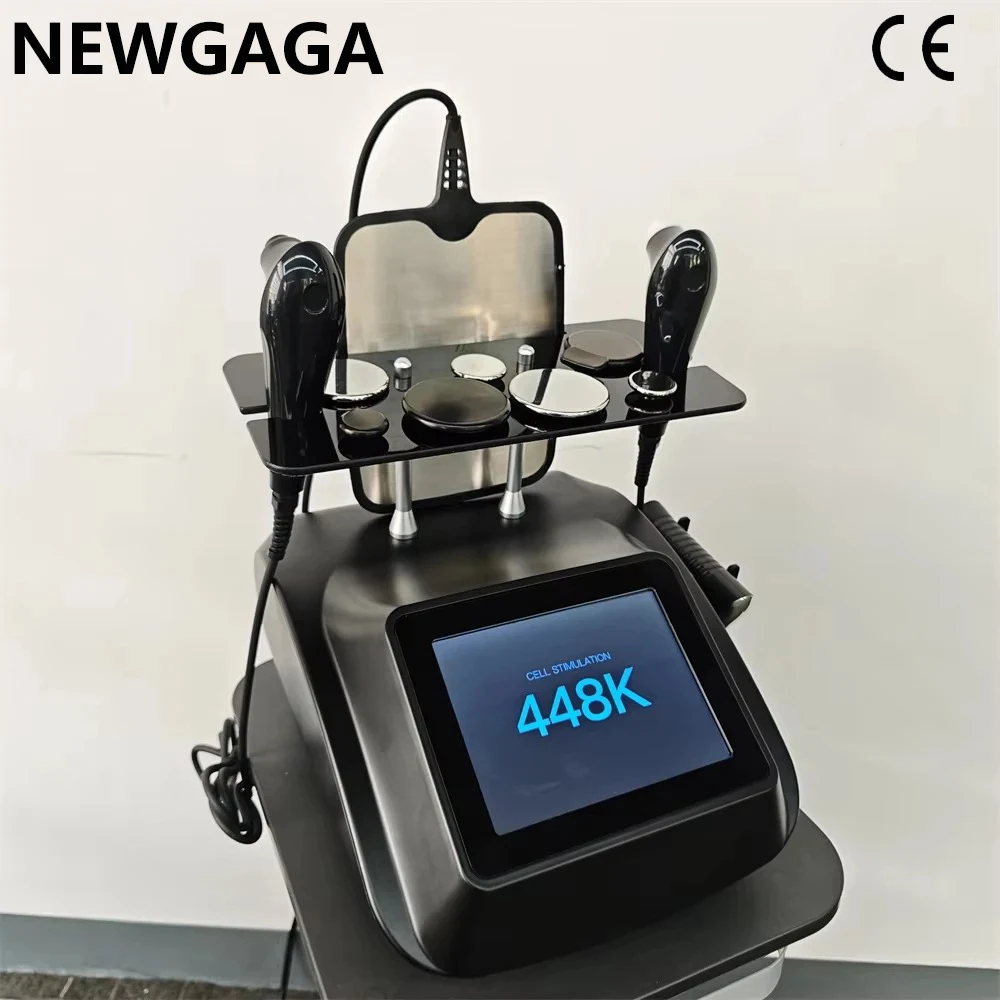 448 كيلو هرتز Tecar INDIBA لتخفيف الآلام جهاز تجميل لشد الجلد RF شد الوجه تجديد الجلد جهاز التخسيس وفقدان الوزن #1