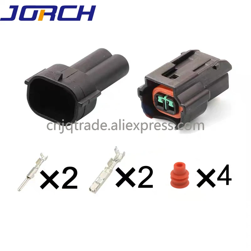 2 Pin Auto waterproof Connector fuel injector plug PU465-02127 06A973722 For Hyundai Kia Elantra Sonata ix35 K2 K3 K5 Forte