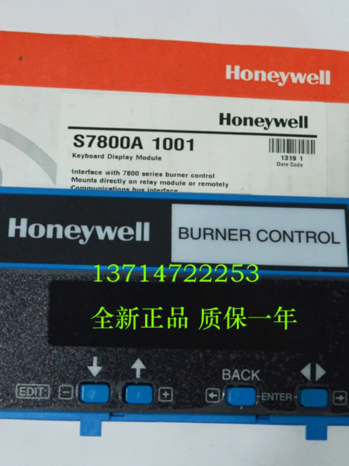 [Genuine Guarantee] S7800A1001 Honeywell Controller Display Panel