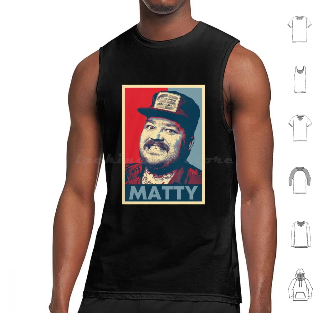 Matty Matheson Hope Tank Tops Print Cotton Matty Matheson Matty Matheson