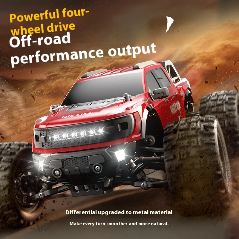 

Delin 1/18 Bigfoot Raptor Drift Off-Road Vehicle High-Speed Four-Wheel Drive Rc Remote Control Car Model Boy Toy Gift