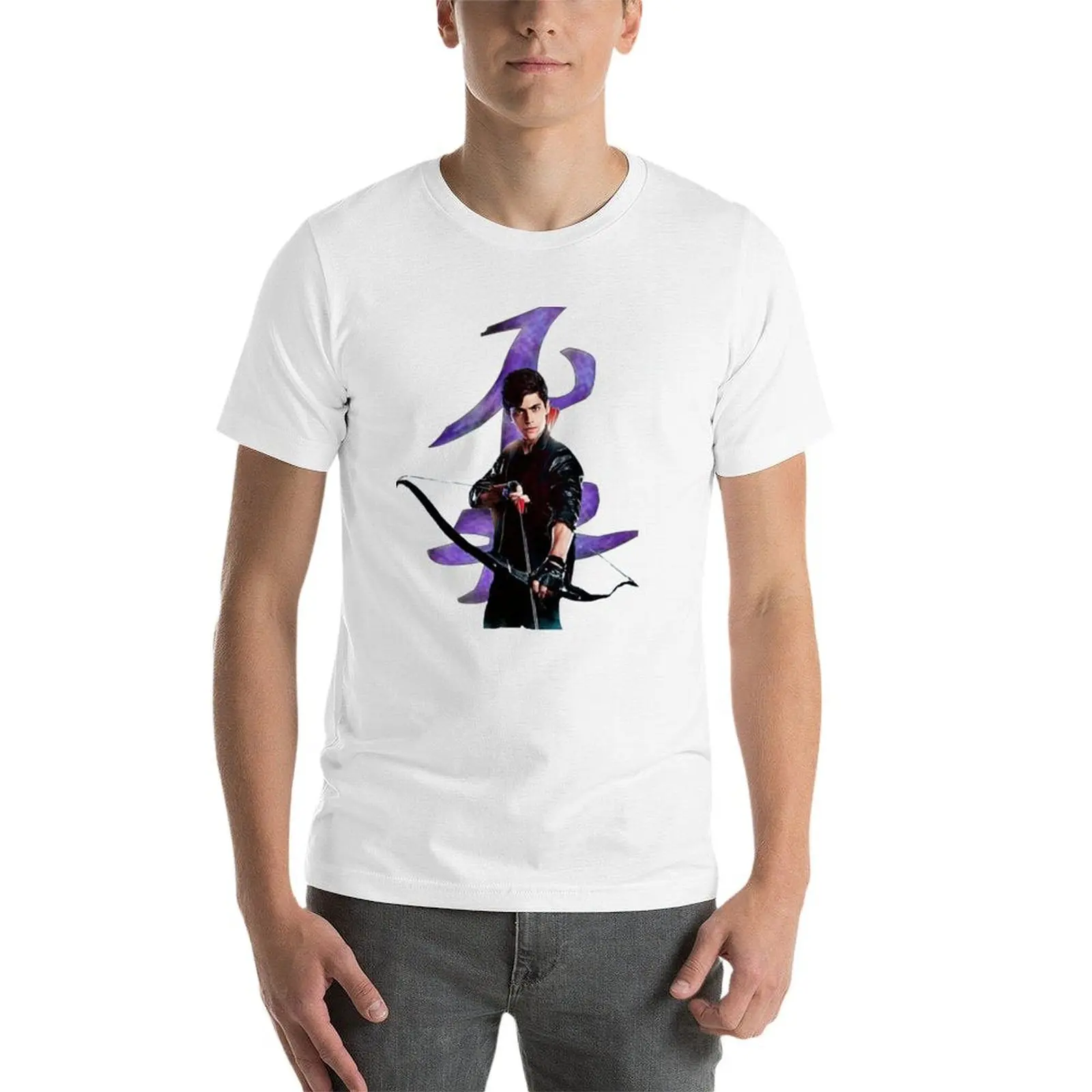 Alec Lightwood parabatai T-Shirt man t shirts cotton funny t shirts man T-Shirt view 3
