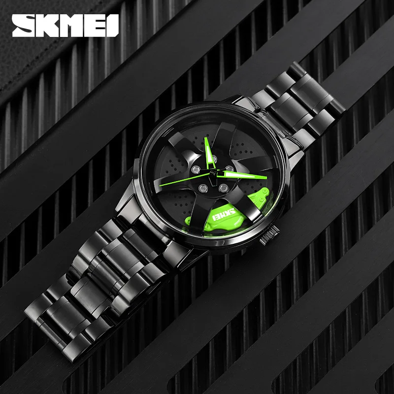 SKMEI Fashion Luxury Men\'s Watches Top Brand Quartz Watch Wheel Series Waterproof Wristwatch for Men Relogio Masculino 1824