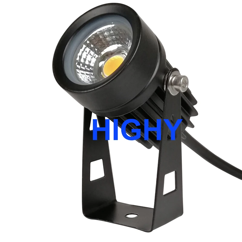 Lámparas impermeables para césped de jardín al aire libre, 220V, 110V, 12V, 3W, 5W, bombilla LED con punta, iluminación exterior
