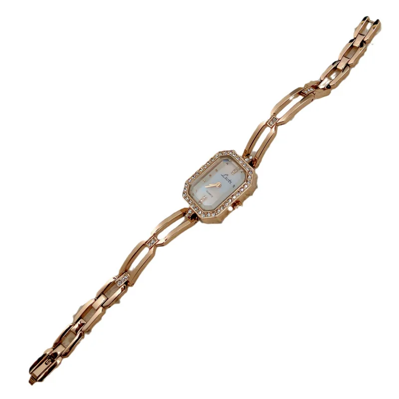 Lsvtrnuevo reloj de pulsera cuadrado para mujer, diseño integrado, temperamento salvaje, alto grado, moda