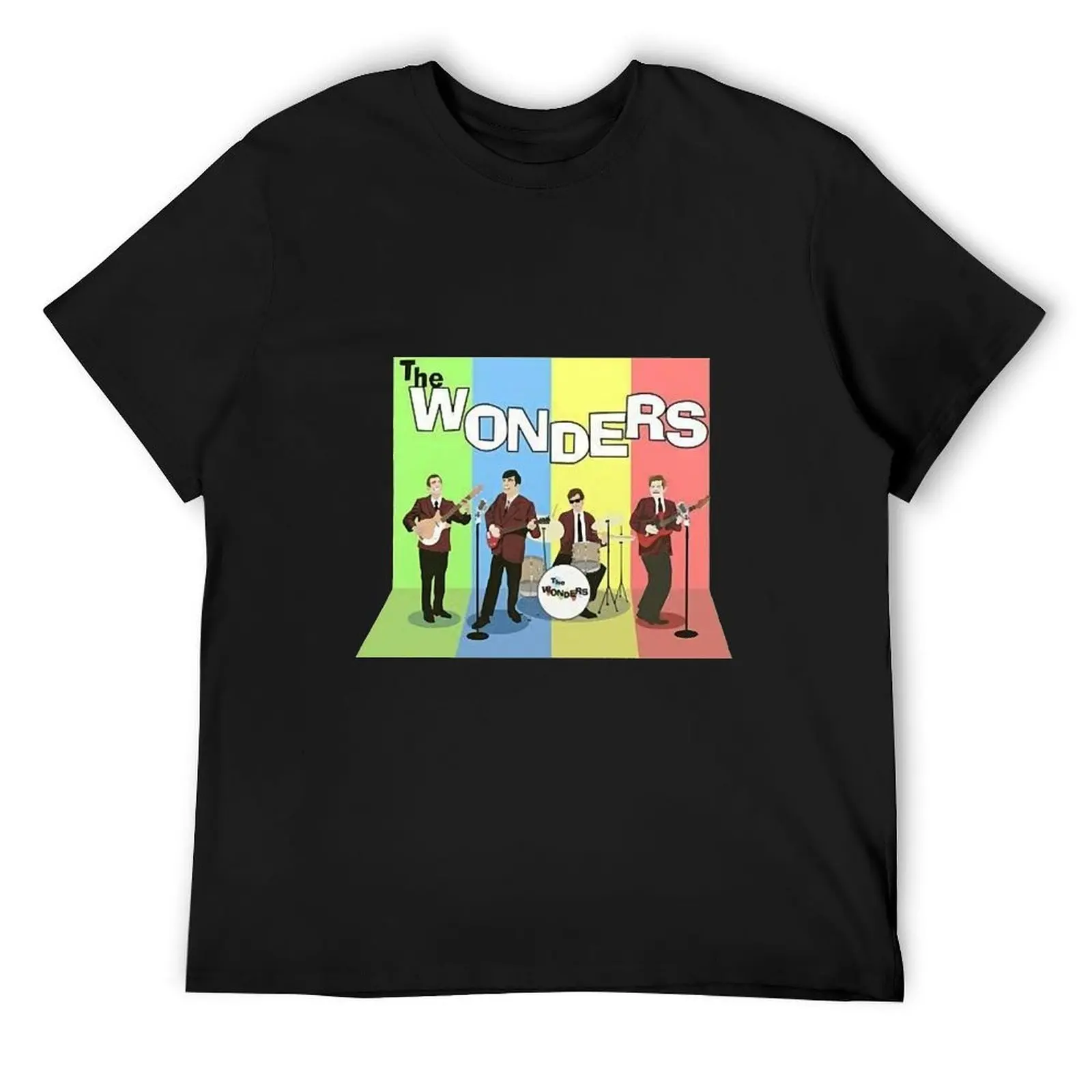 

the wonders T-Shirt cheap stuff graphic tee shirt vintage clothes oversized t shirt men