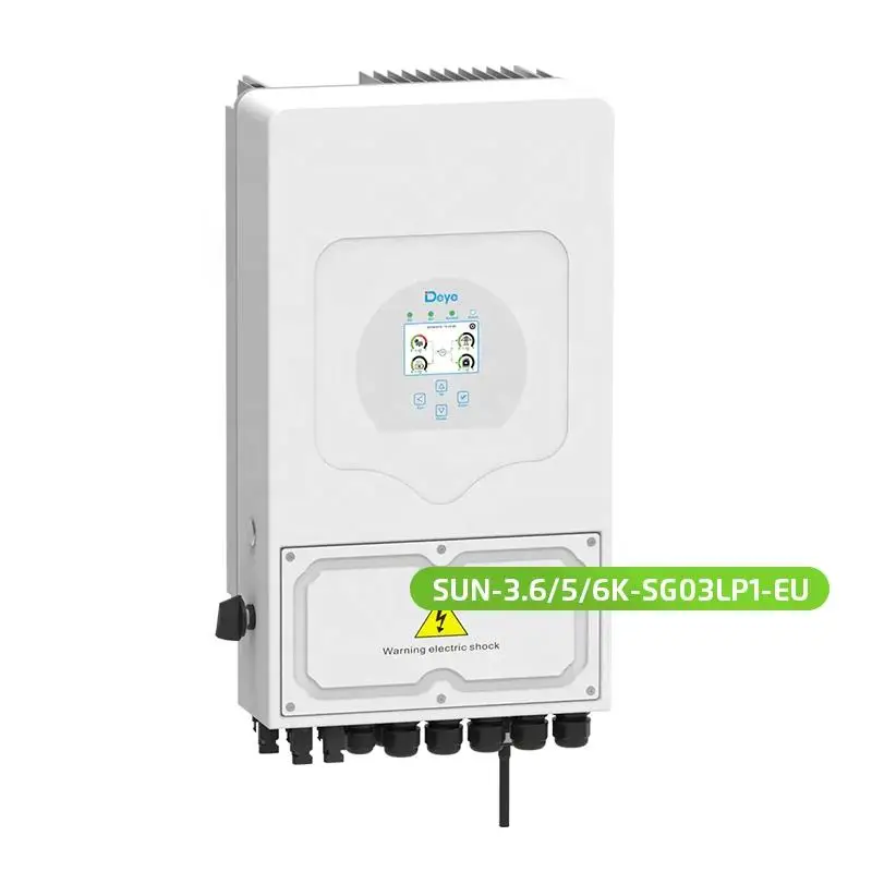 

Deye Solar Inverter Hybrid 3.6kw 5kw 6kw 8kw Single Phase 230v For Solar energy storage system