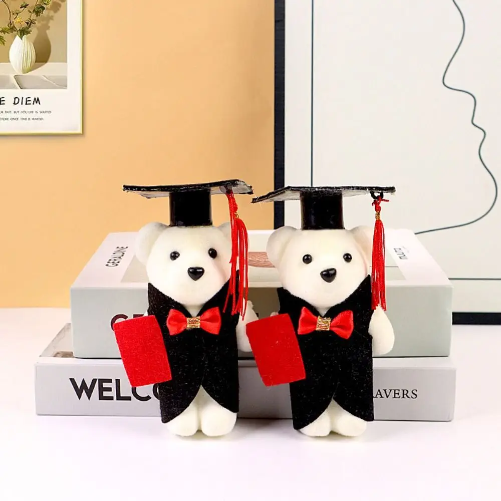 

Funny Graduation Season Graduation Bear Celebrate Party Congratulation Bachelor Bear Pendant Soft Doctor Cap Bear Student