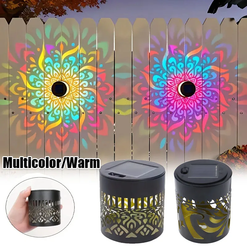 Premium Solar Mandala Sunflower Wall Light Outdoor Garden Decoration Landscape Lighting for Patio Yard Fence Decor