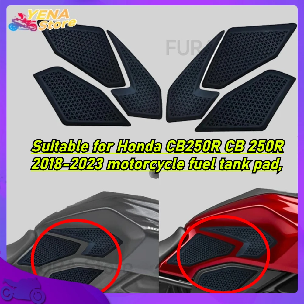 

Подходит для Honda CB250R CB 250R 2018-2023, накладка на топливный бак мотоцикла, защитная наклейка на топливный бак, защита колена топливного бака
