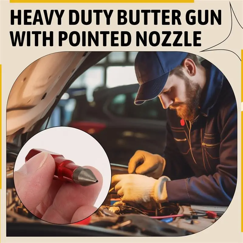 Dysza smarownicza A76K Heavy Duty, dysza smarownicza z końcówką wypukłą, dysza miedziana, uniwersalna dysza do smaru, akcesoria do smarownic.