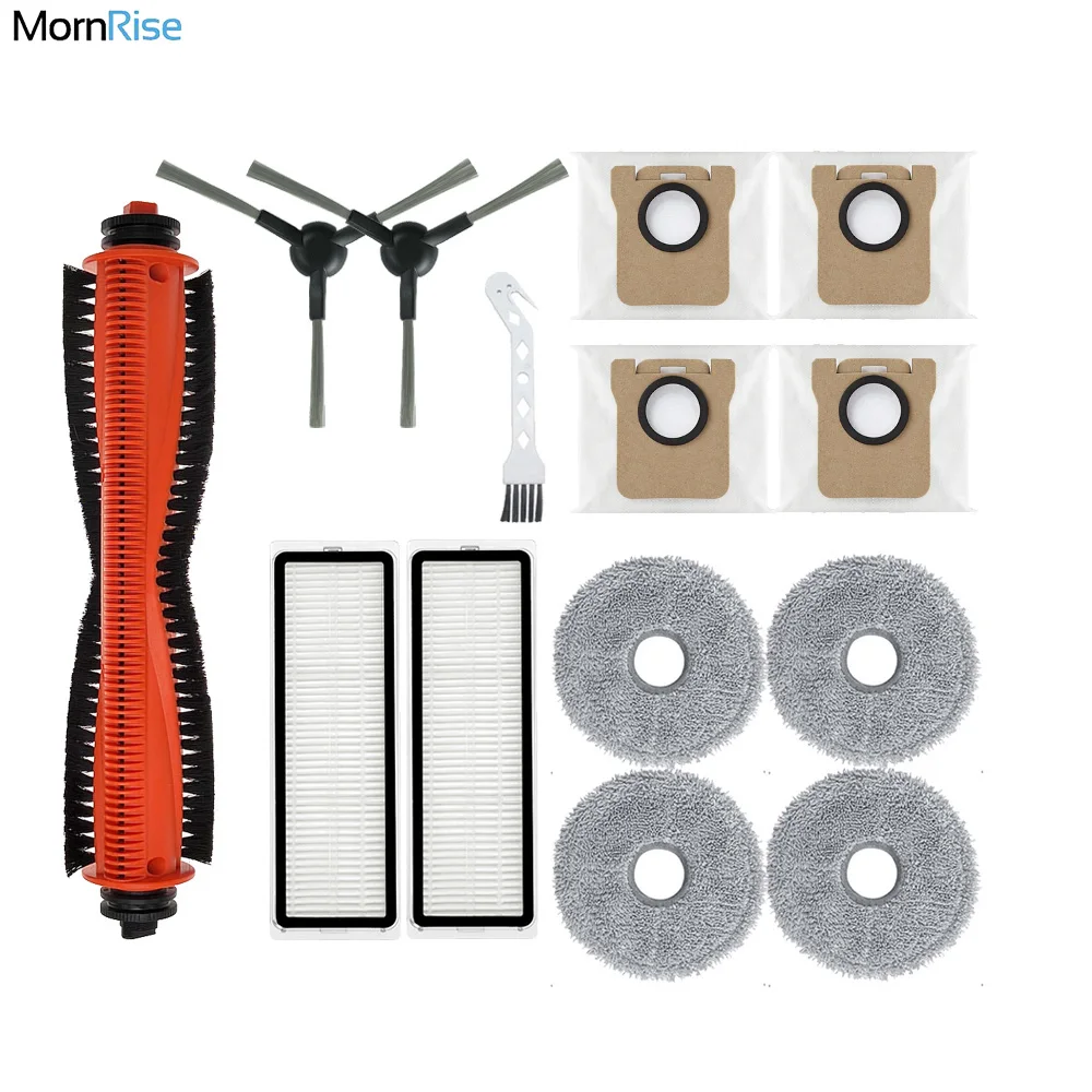 Accessori per Xiaomi X20 Max D109GL, pezzi di ricambio per aspirapolvere Robot, spazzola principale TriCut antigroviglio, sacchetti per la polvere, filtro, cuscinetti per mocio