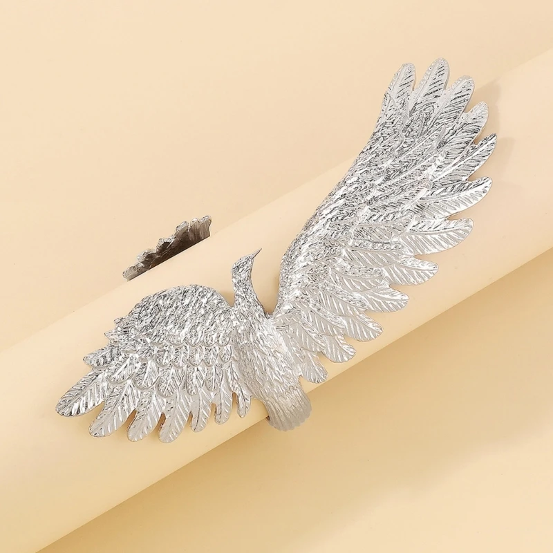 Wildlife Bracelet Unisex Bracelet Long Wing Open Cuff Bracelet Adjustable Drop shipping