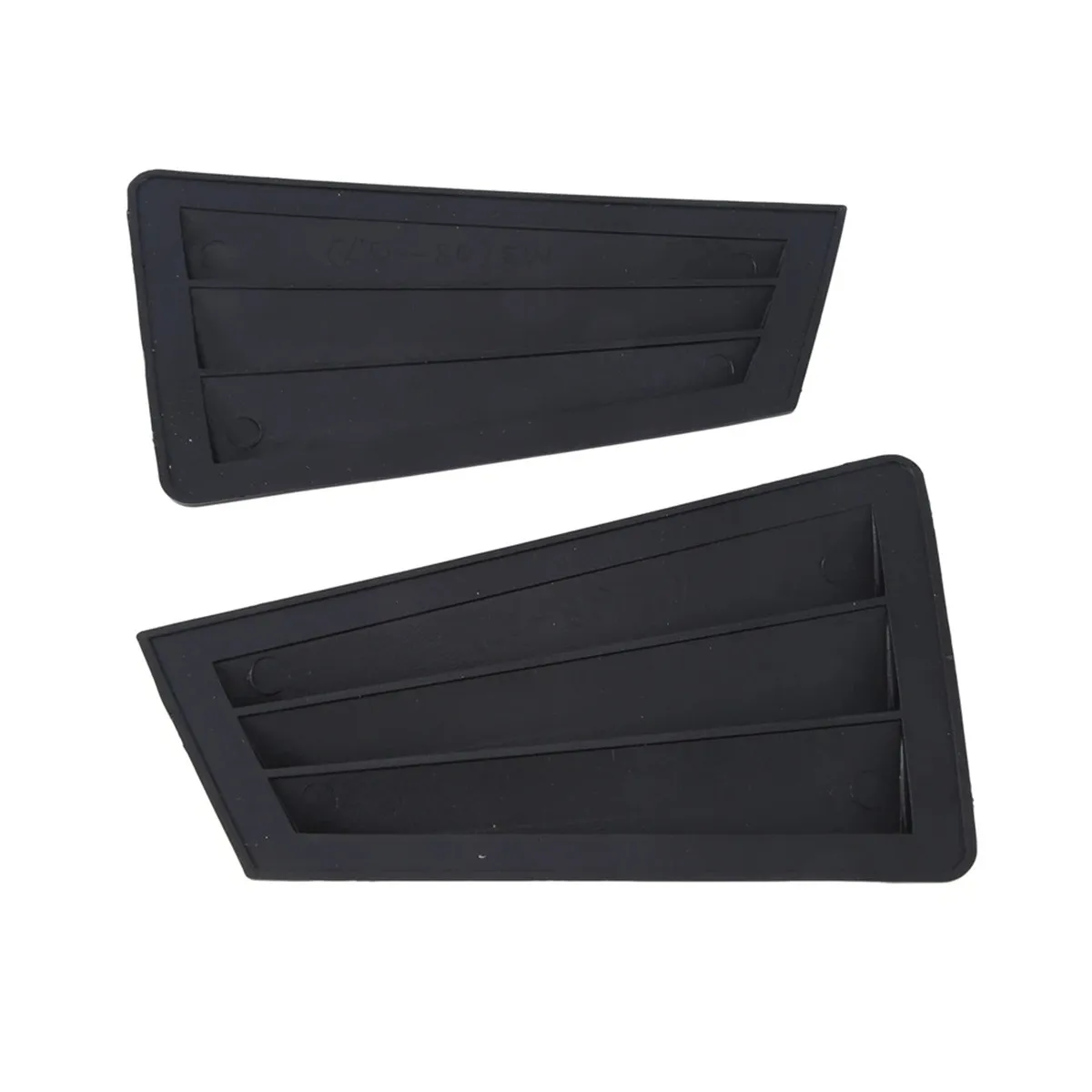For Mazda 3 Sedan 2003-2008 Rear Window Louver Shutter Cover Side Vent Trim Windshield Decoration Cover Car Accessories