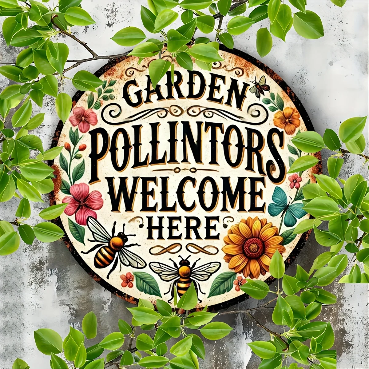 Garden Pollinators Welcome Here