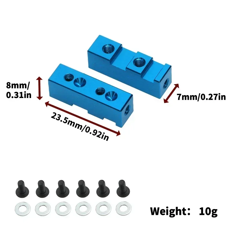 Support servo en métal 54587 pour Tamiya GF01 WR02 G601 RC, pièces de mise à niveau de voiture, accessoires