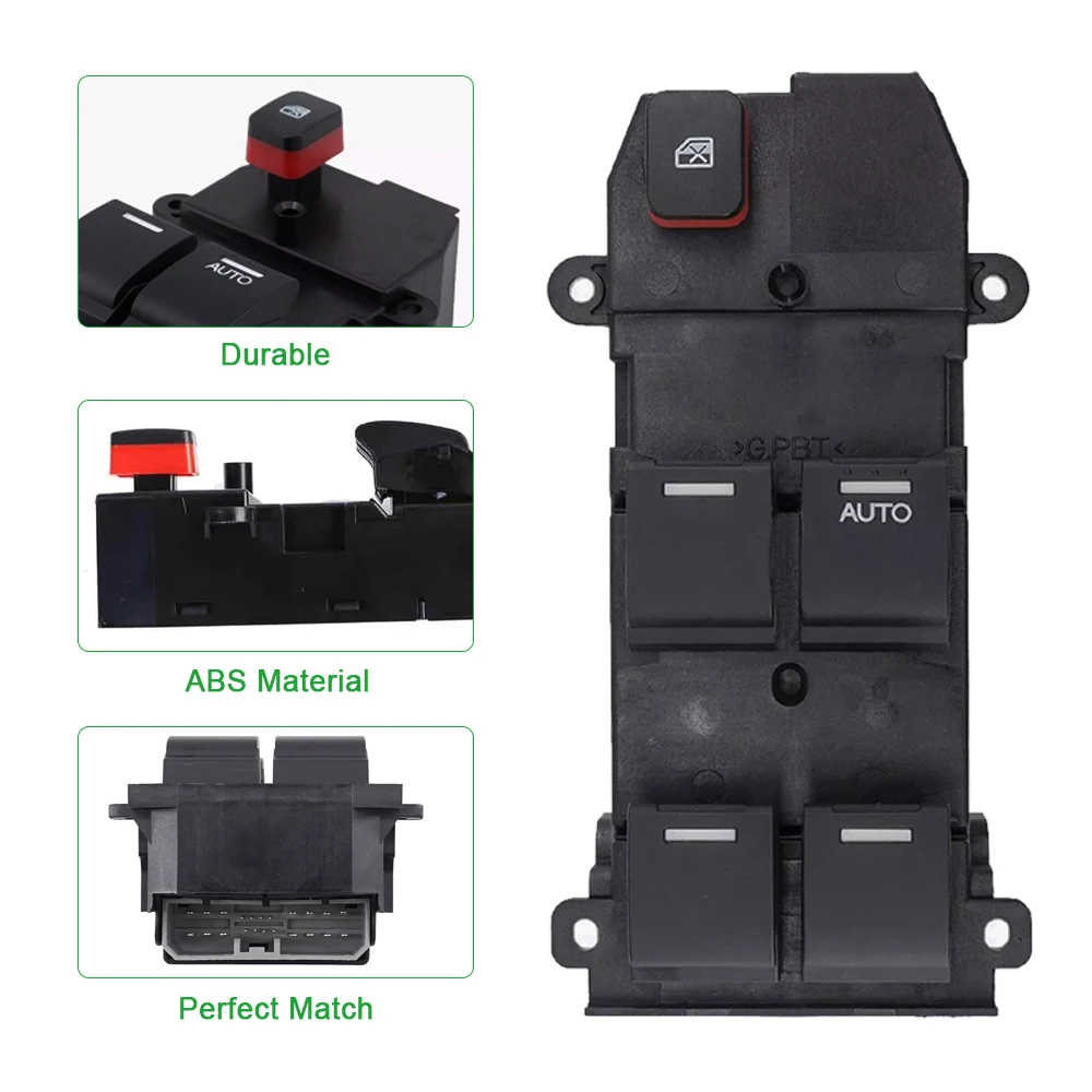 35750-TM5-Z00 RHD Car 35750-TM0-F01 Power Window Master Lifter Control Switch Button For Honda FIT City 2007 2008 2009 2010 2011