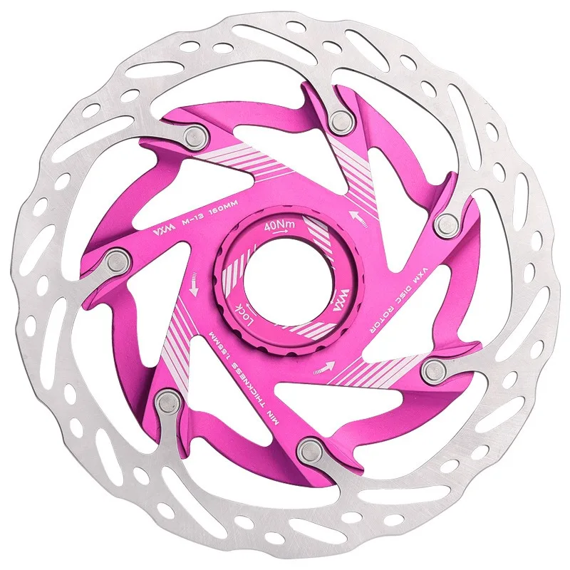 

Mountain Road Bike Brake Disc Lock 140/160mm Aluminum Alloy High Carbon Steel High Braking Force Bicycle Brake Bicycle Parts