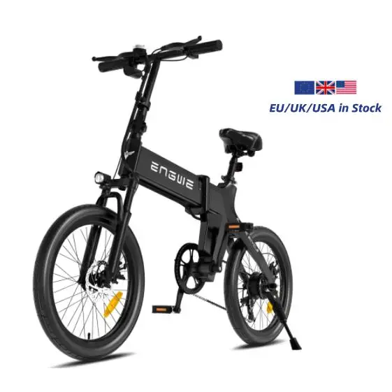 

USA Engwe C20 Cycle Eu Warehouse Folding Road Ebike Adult 20" 250W Seat Set Motor Fat Tyre City Electric Dirt Bike