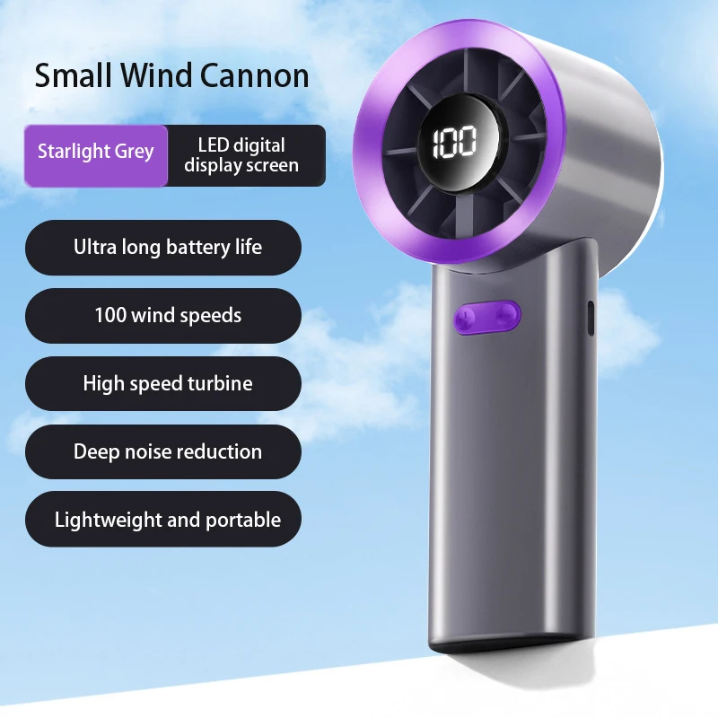 

Компактная ветряная пушка, светодиодный цифровой дисплей, сверхдлительный срок службы батареи, высокоскоростная турбина, глубокое шумоподавление, легкий портативный