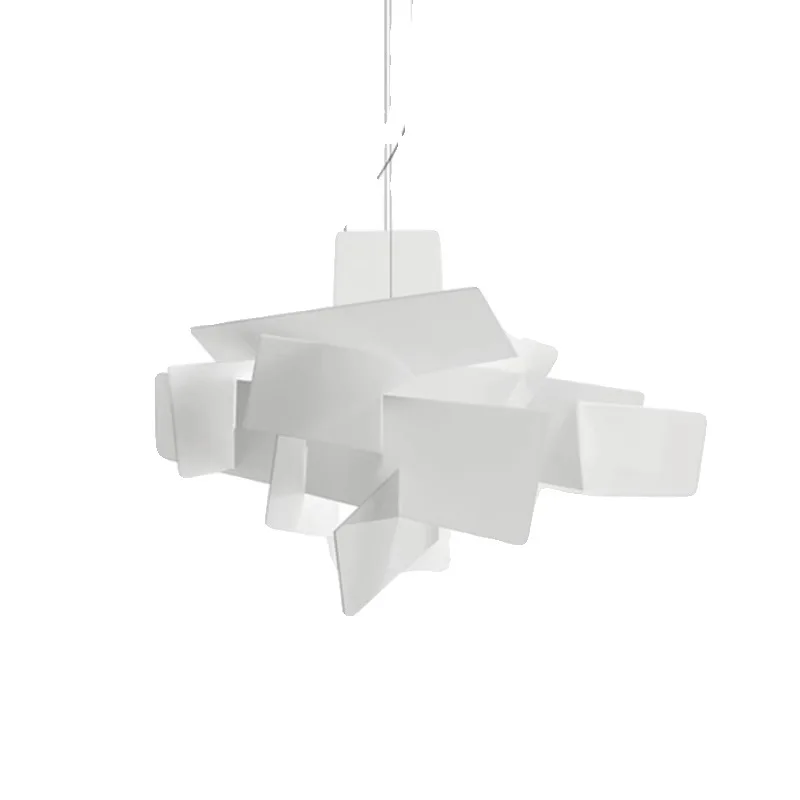 

Internet celebrity art dining room round table chandelier living room study designer modern stacked chandelier