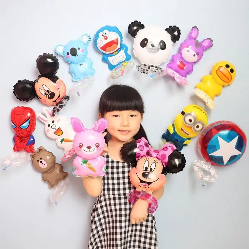 5pcs Random Animal Wrist Balloon Children\'s Day Birthday School Shopping Mall Decoration Balloon Small Gift