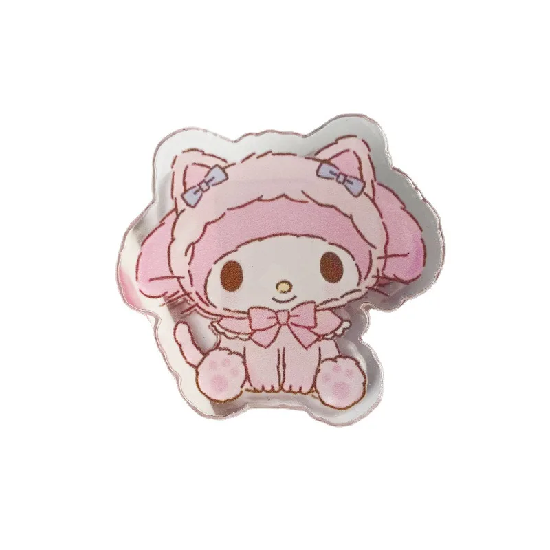 

Girl Dress Up Acrylic Clip Office Clip Cartoon High Value Kulomipacha Dog Student PP Clip Cute Commodity Child Birthday Gift Toy