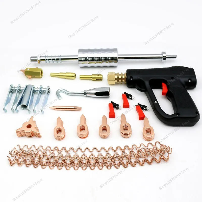 For Auto Repair Tools Sheet Metal Depression Repair Set Pull Hammer 86pcs Sheet Metal Shaping Accessories