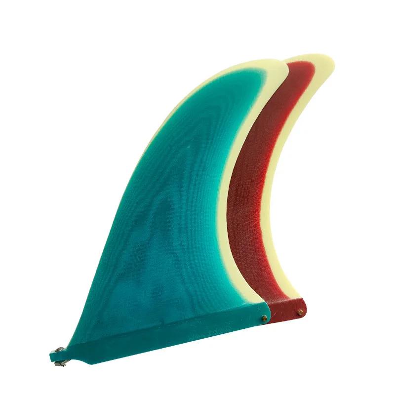 surf-longboard-center-fins-wholesale-vintage-color-sup-surf-fins-975-1025-1075-inch-duplex-single-piece