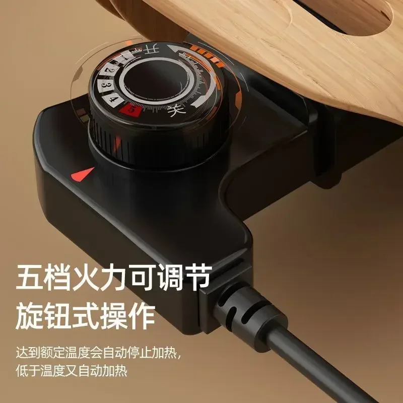 New electric frying pan. Multifunctional. Electric hot pot. For household use. For shabu-shabu. Electric steaming pot. view 5