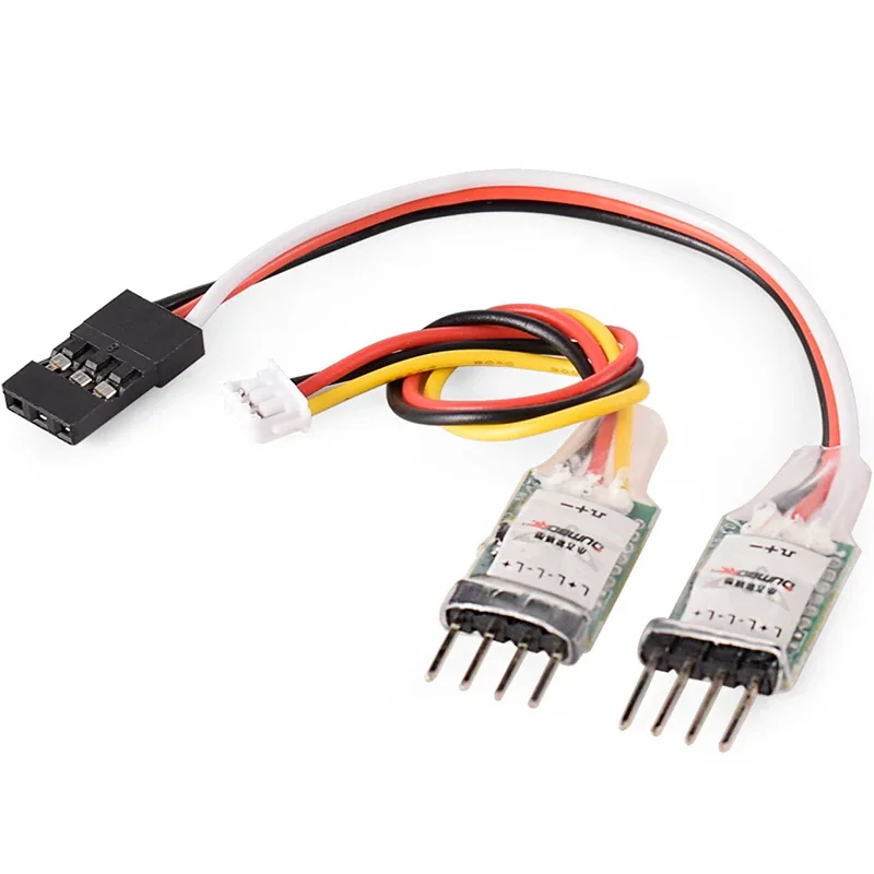 DUMBORC 3CH LED-lichtcontroller schakelpaneel, afstandsbediening aan/uit-bediening voor RC auto bootvliegtuigen, eenvoudig te installeren XH1.5/JR-stekker