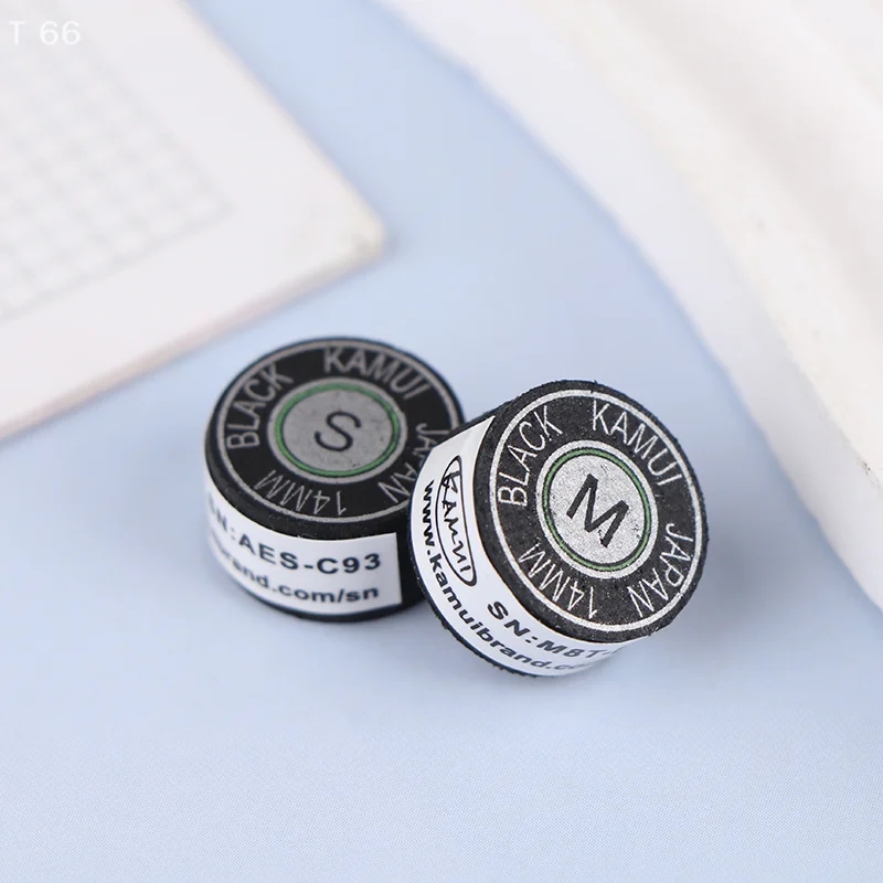 1 unidad de cabezas de billar de 14mm, cabezas duras y suaves SS/S/M/H, cabezas multicapa, cabeza de taco de nueve bolas profesional de lujo de oro negro