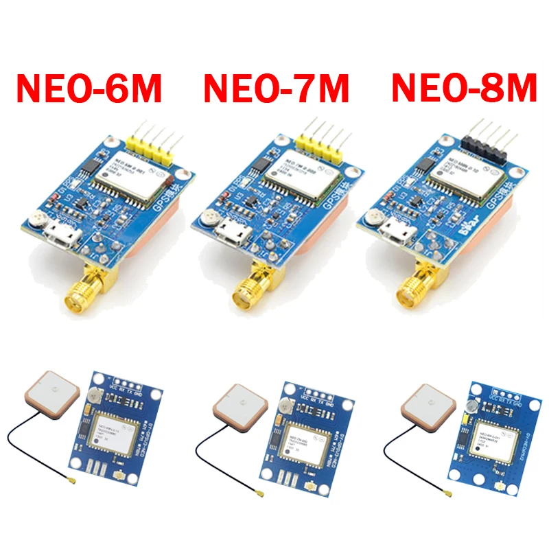 GY-NEO6MV2 GY-NEO7MV2  NEO-6M NEO-7M GPS Module with Flight Control EEPROM MWC APM2.5 large antenna for arduino