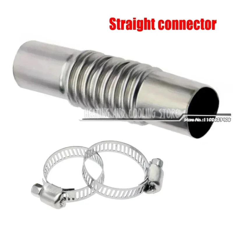 15cm/20cm Exhaust Pipe Tube Car Accessories Elbow Connector Diesel Heater With 2 Clamps For Eberspacher Webasto