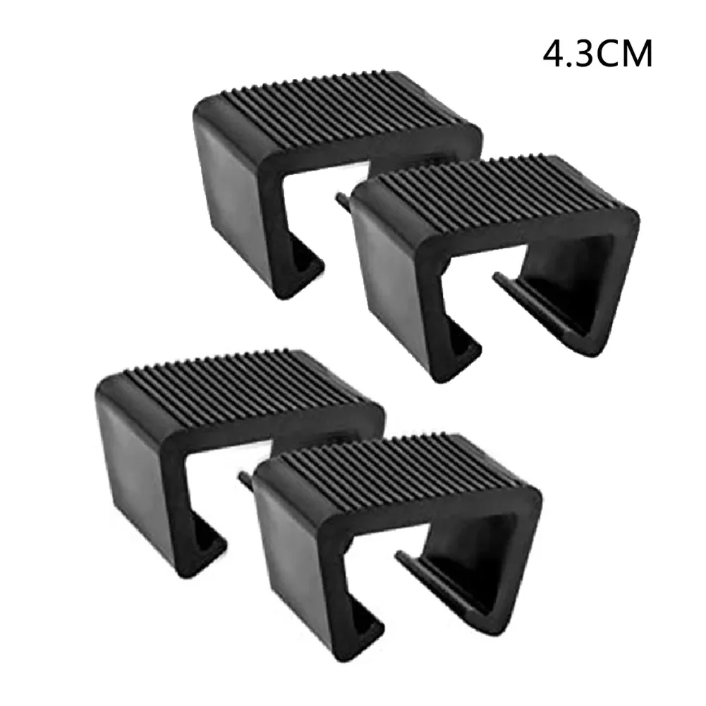 Not Easily Broken Furniture Clips Connector Fastners 4.3cm/5.25cm 4/8 Pcs Black Durble Material For Garden High-quality