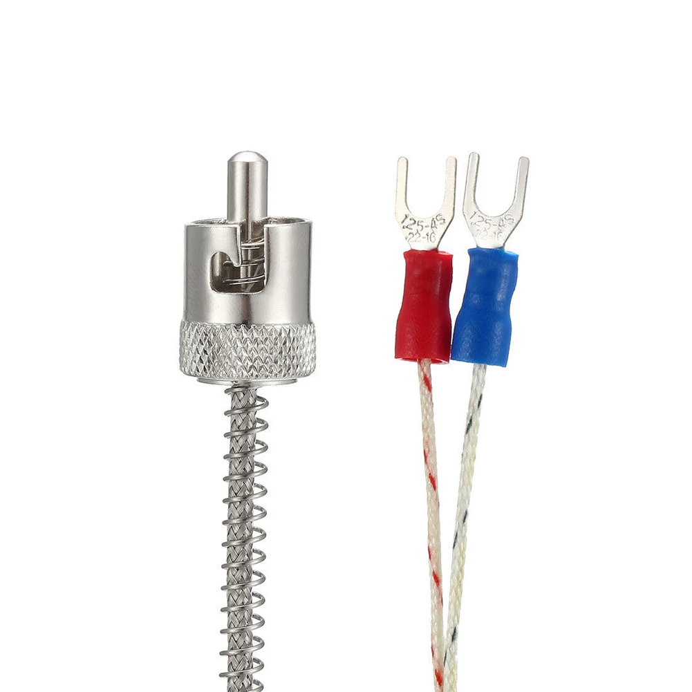 J Typ Temperatur sensor Sonde Sicherungs ring Typ Thermo element 1 Meter Kabel 321-112f 2 isolierte Gabeln Klemmen Thermo element