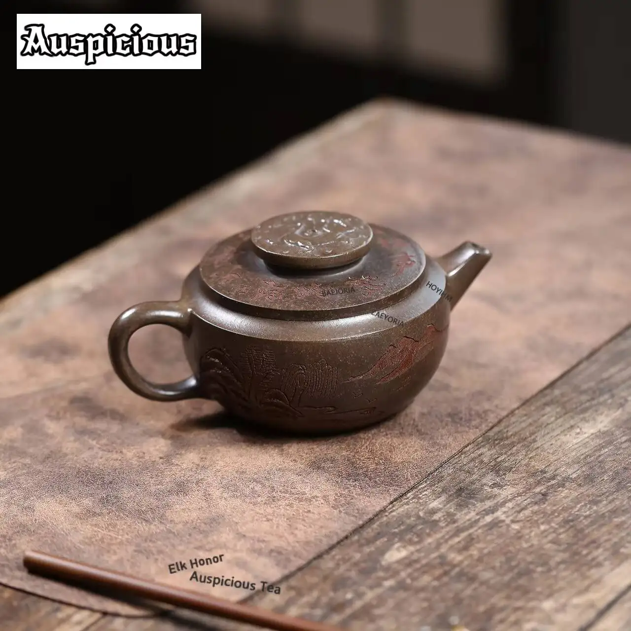 ZAEYORIA 300ml Boutique Yixing Purple Clay Teapots Handmade Hanwa Pot Raw Ore Old Section Mud Kettle Chinese Zisha Tea Set Gift