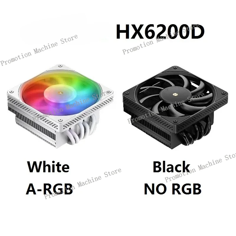 

HX6200D Air-Cooled CPU Radiator Down Pressure 6 Heat Pipes Desktop Computer Host LGA1700/115X/1200 AM5/4 Cooling