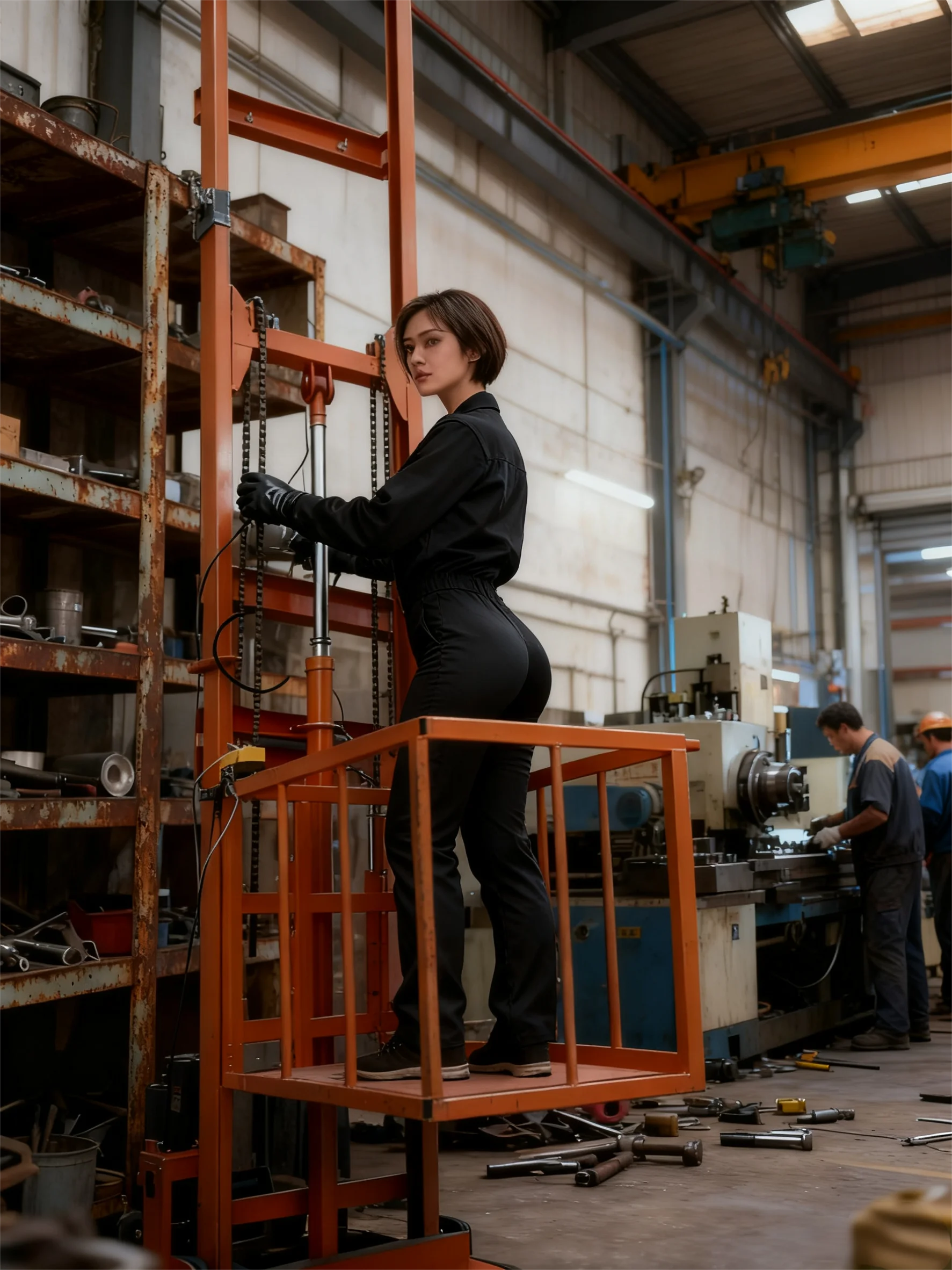 مصنع الرفع الهيدروليكي الكهربائي المخصص البضائع المنزلية المضادة للسقوط التحكم عن بعد رافعة مصعد البضائع الصغيرة منصة بسيطة #2