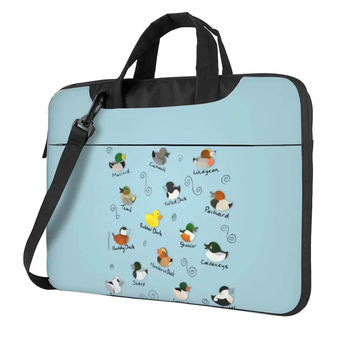 

British Ducks Pattern Crossbody Laptop Bag Case Computer Bag 13 14 15.6 Inch Notebook Pouch for Macbook Pro Lenovo