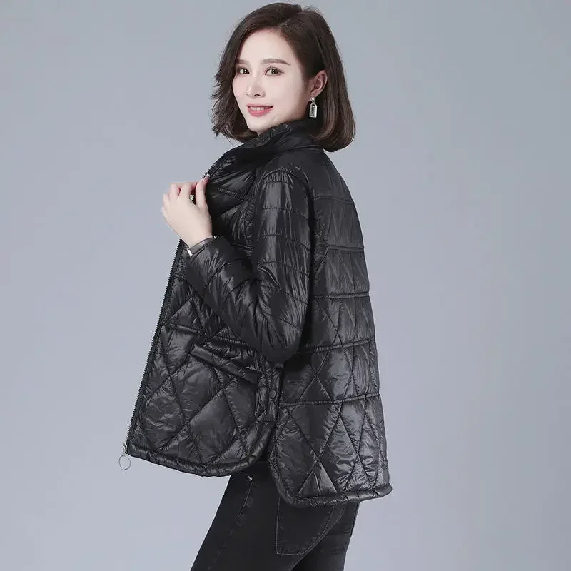Parka Women Plus Size Padded Coat 2023 Winter Down Cotton Padded Clothes Artificial Mink Hair Splicing Warm Parkas Jackets Woman