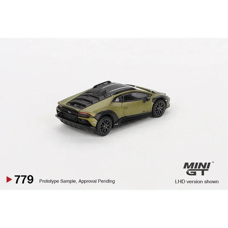 

MINIGT 779 В наличии 1:64 Lamborghini Huracan Sterrato Verde Gea Matt Литая под давлением диорама Коллекция моделей игрушек