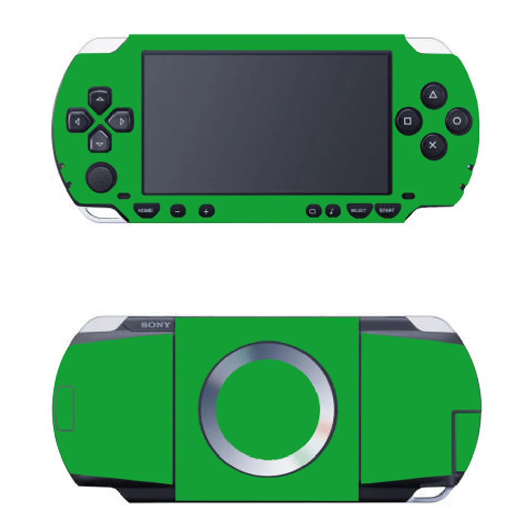 10 ملصقات لاصقة من الفينيل بلون نقي ونظيف لحماية الجلد من سوني PSP 1000 ملصقات جلود PSP1000