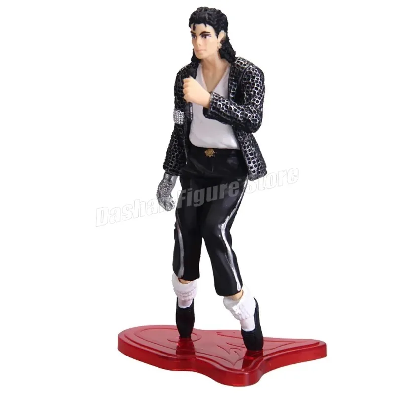 5pcs Michael Jackson Action Figure PVC Anti Gravity Forward Tilt Collection Smooth Criminal Limited Edition Jackson Figurine Toy