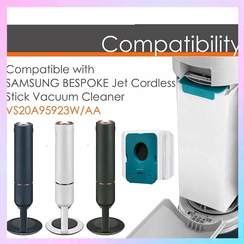 ABRG-6Pack VCA-ADB95 محطة تنظيف نفاثة مخصصة كيس لجميع الغبار ملحقات المكنسة أجزاء لمحطة تنظيف نفاثة مخصصة VCA-ADB95