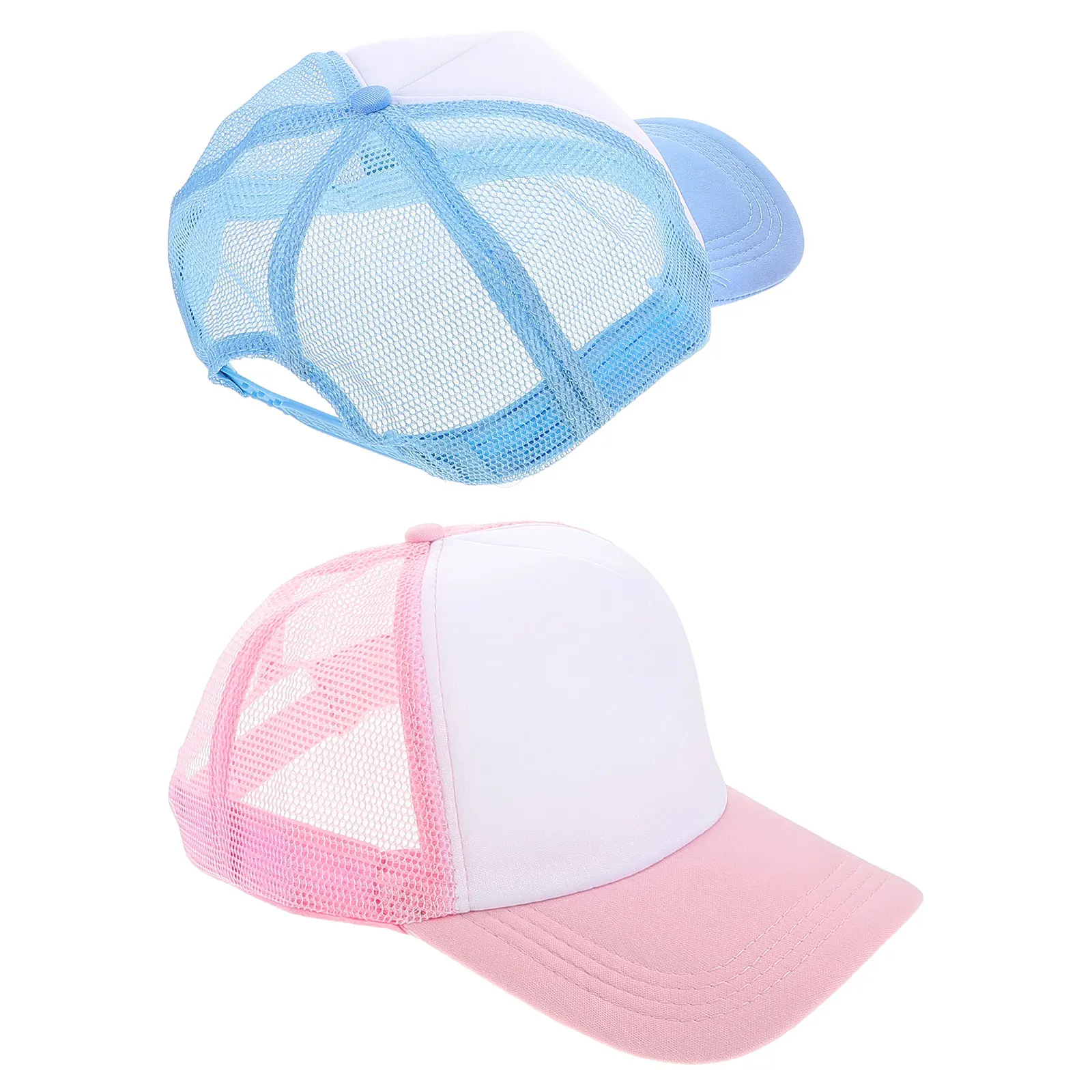 

2pcs Sun Visor Breathable Hats for Men Women Beach Baseball Outdoor Sun Cap Summer Unisex Hat Cycling Hat Retro Cap