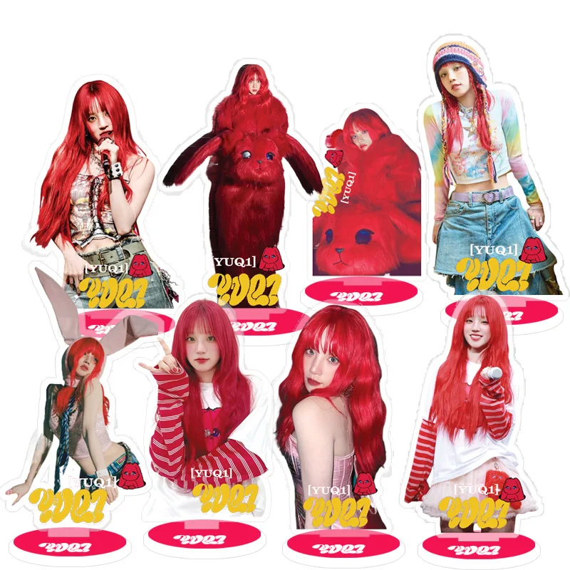 (G) I-DLE Nummer Yuqi Yuqi Album Nieuw Acryl Dubbelzijdig Teken Rondom Dezelfde Stijl